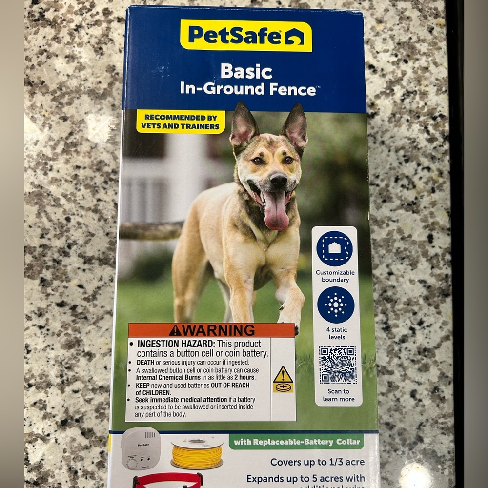 PetSafe Basic In-Ground Fence System - Blue and Yellow